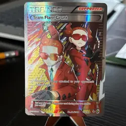 Pokemon TCG - XY Generations Team Flare Grunt Alt Full Art PROMO 73a/83 - LP (2) - Image 1