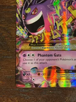 Pokemon M Gengar EX 121/119 XY Phantom Forces Secret Rare Mega Full Art Holo x1 - Image 5