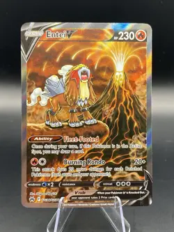 Entei v Crown Zenith Galarian Gallery Holo Ultra Rare Pokemon TCG GG36/GG70 - Image 1