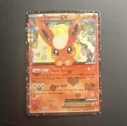 Pokemon TCG Flareon EX Ultra Rare RC6/RC32 Generations 170 HP Holo - Image 1