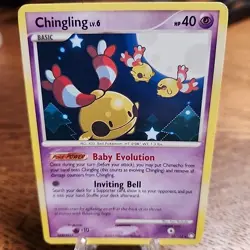 Chingling 42/123 Mysterious Treasures Regular 2007 Vintage Pokemon TCG - Image 1