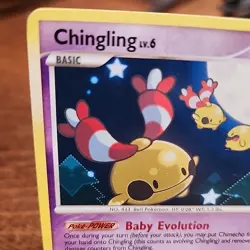 Chingling 42/123 Mysterious Treasures Regular 2007 Vintage Pokemon TCG - Image 2