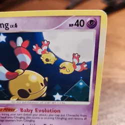 Chingling 42/123 Mysterious Treasures Regular 2007 Vintage Pokemon TCG - Image 3