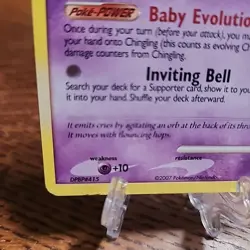 Chingling 42/123 Mysterious Treasures Regular 2007 Vintage Pokemon TCG - Image 4