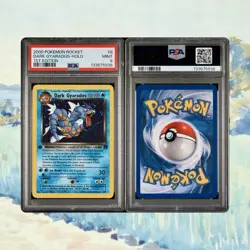 2000 POKEMON ROCKET 1ST EDITION #8 DARK GYARADOS-HOLO PSA 9 - Image 3