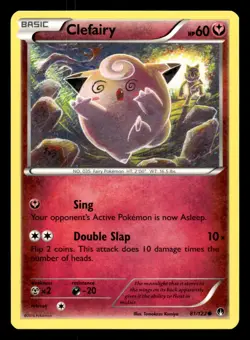 Clefairy 81/122 BREAKpoint Pokemon NM - Image 1