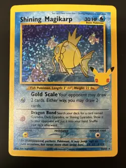 Pokemon Shining Magikarp 66/64 Holo Celebrations Classic Collection NM - Image 2
