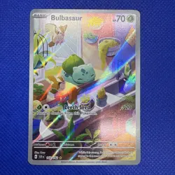 Pokemon Bulbasaur Full Art Illustration Rare Holo 143/142 Sv07: Stellar Crown - Image 1