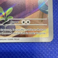 Pokemon Bulbasaur Full Art Illustration Rare Holo 143/142 Sv07: Stellar Crown - Image 4