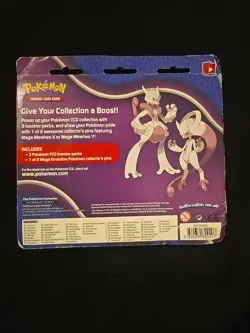 Pokemon XY BREAKthrough Blister 3 Pack w Mega Mewtwo X Pin TCG Evolution Sealed - Image 3