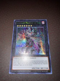 Yu-Gi-Oh! Legendary Magician Of Dark -WSUP-EN052- Prismatic Secret Rare- LP! - Image 1