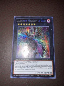 Yu-Gi-Oh! Legendary Magician Of Dark -WSUP-EN052- Prismatic Secret Rare- LP! - Image 2