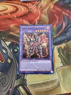 D/D/D Flame King Genghis - OP19-EN009 - Super Rare - Unlimited NM Yugioh - Image 1