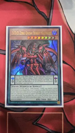D/D/D Zero Doom Queen Machinex DOOD-EN003 Ultra Rare 1st Edition NM Yugioh - Image 1