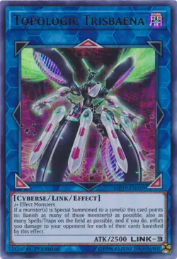 Yugioh! Topologic Trisbaena - MP19-EN019 - Ultra Rare - 1st Edition Near Mint, E - Image 1