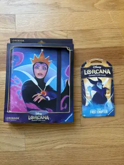 Disney Lorcana LoreBook Maleficent Queen Card Book Portfolio Binder New - Image 1