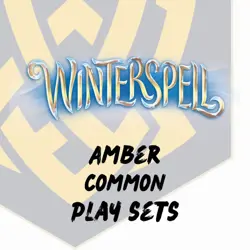 Disney Lorcana Winterspell Amber Common Play Sets - Image 1