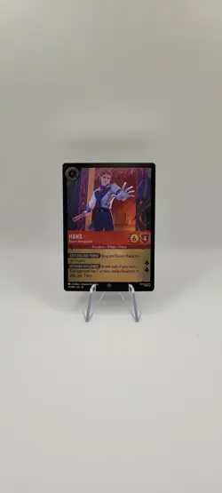 Disney Lorcana TCG: Hans - Brazen Manipulator - 117/204 Cold FOIL Card NM - Image 1