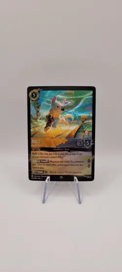 Disney Lorcana TCG - Bolt Superdog 223/204 Super Rare FOIL Card- NM - Image 1