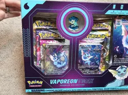 Pokemon Vaporeon VMAX Premium Collection Box New Sealed 2021 Pin Cards - Image 3