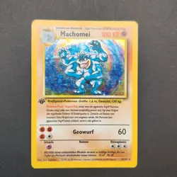 Pokemon TCG Karte - Machomei - 1. Edition - Base Set 8/102 - Deutsch - WOTC - Image 2