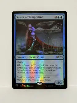 Lightly Played LP Sower of Temptation -Foil Secret Lair Rare 120 Magic MTG Card - Image 1