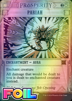 x1 Pariah OTP Breaking News MTG 5 FOIL RARE M/NM 1x - Image 1