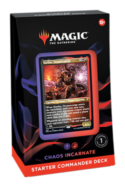 Magic the Gathering : Evergreen Starter Commander Decks 2022 Chaos Incarnate (Bl 195166134536 - Image 1