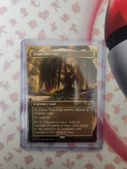 Three Tree City (Borderless) (0337) Bloomburrow Regular - Image 1