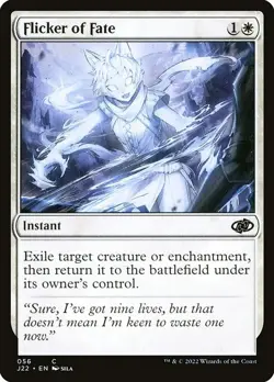 Flicker of Fate 1x MtG Jumpstart 2022 J22 SP/NM - Image 1
