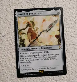MTG Sword of the Animist #362 Commander: FINAL FANTASY Rare MM/MINT - Image 1