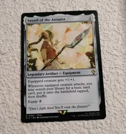 MTG Sword of the Animist #362 Commander: FINAL FANTASY Rare MM/MINT - Image 3