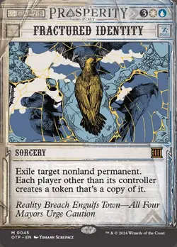 Fractured Identity Showcase Regular - Breaking News MTG-NM - Image 1