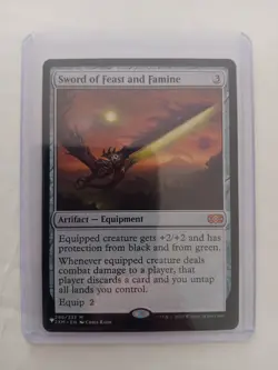 MTG Sword of Feast and Famine Mythic The List 296/332 - Image 2