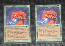 MTG Powerleech x 2 - Antiquities - Uncommons - Vintage Magic The Gathering NM - Image 1