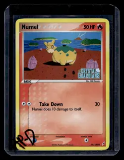 Numel 59/100 Crystal Guardians Reverse Holo Stamped Pokemon TCG LP/MP Condition - Image 1