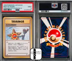 1998 POKEMON JAPANESE HANADA CITY GYM DECK MISTY'S TEARS PSA 9 - Image 1