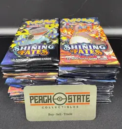 36x SHINING FATES - 36 Sealed BOOSTER PACKS Sword & Shield Pokemon (Same as BB) - Image 1