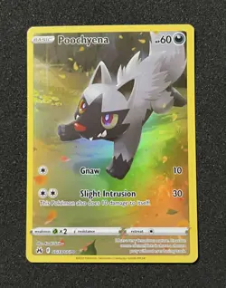 Poochyena GG33/GG70 Crown Zenith Galarian Gallery Full Art Holo - Pokemon TCG - Image 3