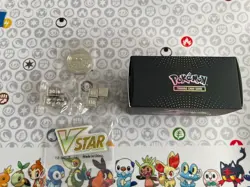 Pokemon TCG SWSH Arceus VStar Ultra Premium Metal Coin & Dice set w/ Deck Box - Image 4