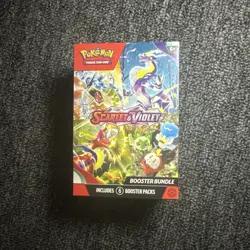 Pokemon TCG Scarlet and Violet Base Set Booster Bundle 6 packs Factory Sealed - Image 1