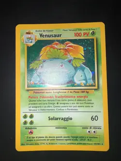 Carta Pokemon Venusaur 15/102 Set Base Holo Ita Condizione GOOD+ - Image 1