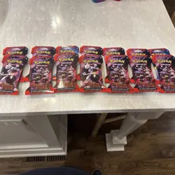 Pokemon TCG - Destined Rivals : Sleeved Booster Packs Lot of 14 Sealed - Image 1