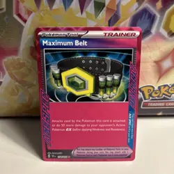 Pokemon TCG Maximum Belt 154/162 S&V Temporal Forces Ace Spec - Image 1