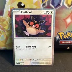 Hoothoot 126/162 (Cosmos Holo Promo) Temporal Forces - Pokemon TCG [Near Mint] - Image 1