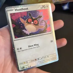 Hoothoot 126/162 (Cosmos Holo Promo) Temporal Forces - Pokemon TCG [Near Mint] - Image 3