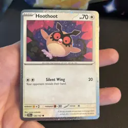 Hoothoot 126/162 (Cosmos Holo Promo) Temporal Forces - Pokemon TCG [Near Mint] - Image 4