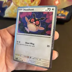 Hoothoot 126/162 (Cosmos Holo Promo) Temporal Forces - Pokemon TCG [Near Mint] - Image 5