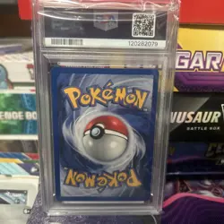 Pokemon Misty Gym Heroes Unlimited Holo Rare #18 PSA 9 Mint - Image 2