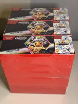 Sam’s Club Pokemon Prismatic Evolutions Surprise Box & Booster Bundle Ship ASAP - Image 1